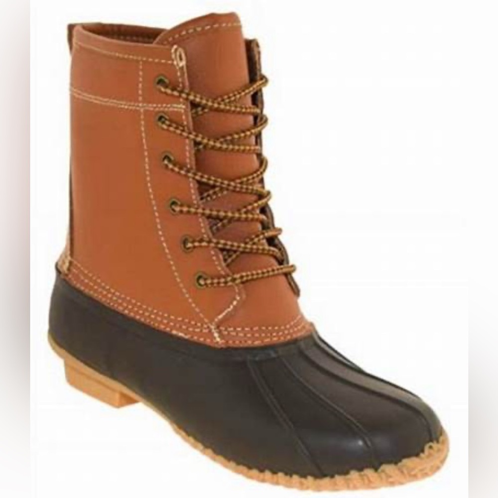 Khombu Brown Duck Boots sz 9